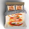 Snake Floral Motif Bedding Duvet Cover Sets Duvet Covers Pillowcases Gifts (1 * Duvet Cover 2 * Pillowcases, Without Duvet Insert)
