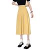 Korean Style High-Waisted A-line Pleated Skirt for Women - Slimming, Versatile, Mid-length (2026 Summer Collection)
