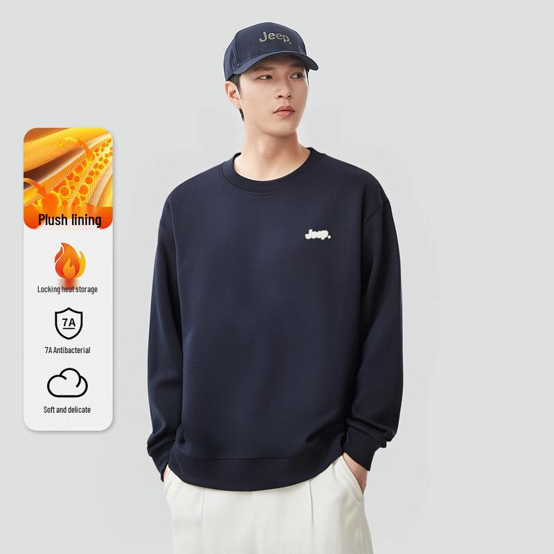 JEEP Men s 2025 Autumn/Winter Fashion Pullover Sweatshirt 2XL
