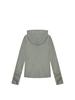 TUOMIO Draped Hooded Long Sleeve [Grey]