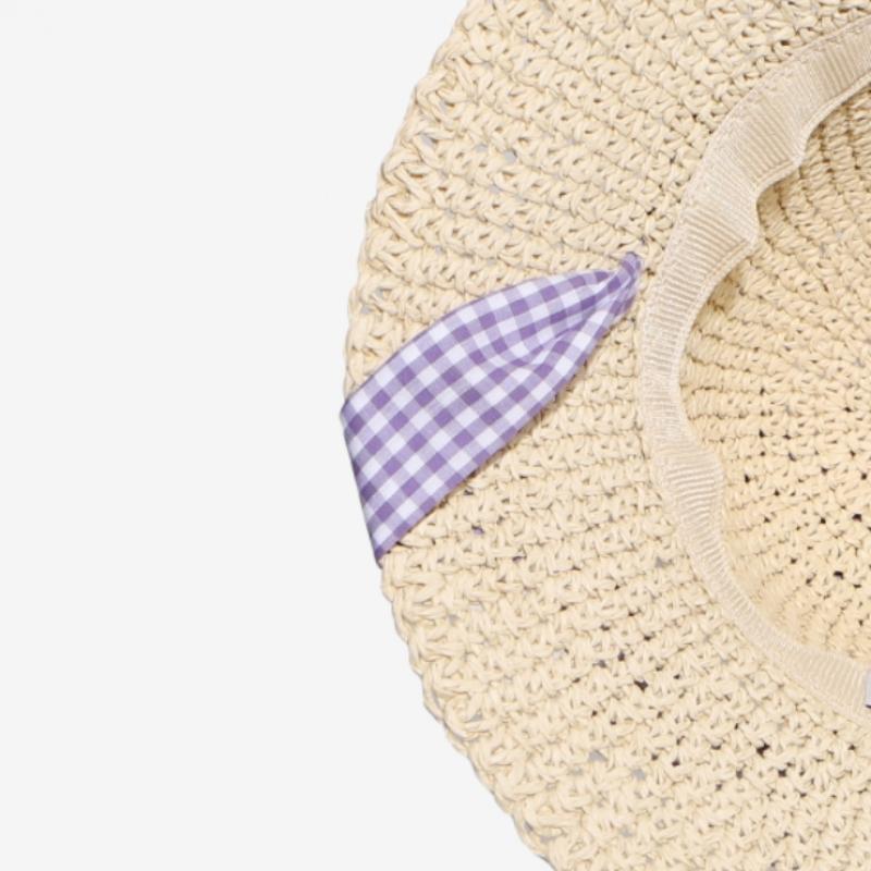 [fila Kids] Raffia Bucket Hat  Fk3cpf5344f Beg  q0zFk3cpf5344fBeg