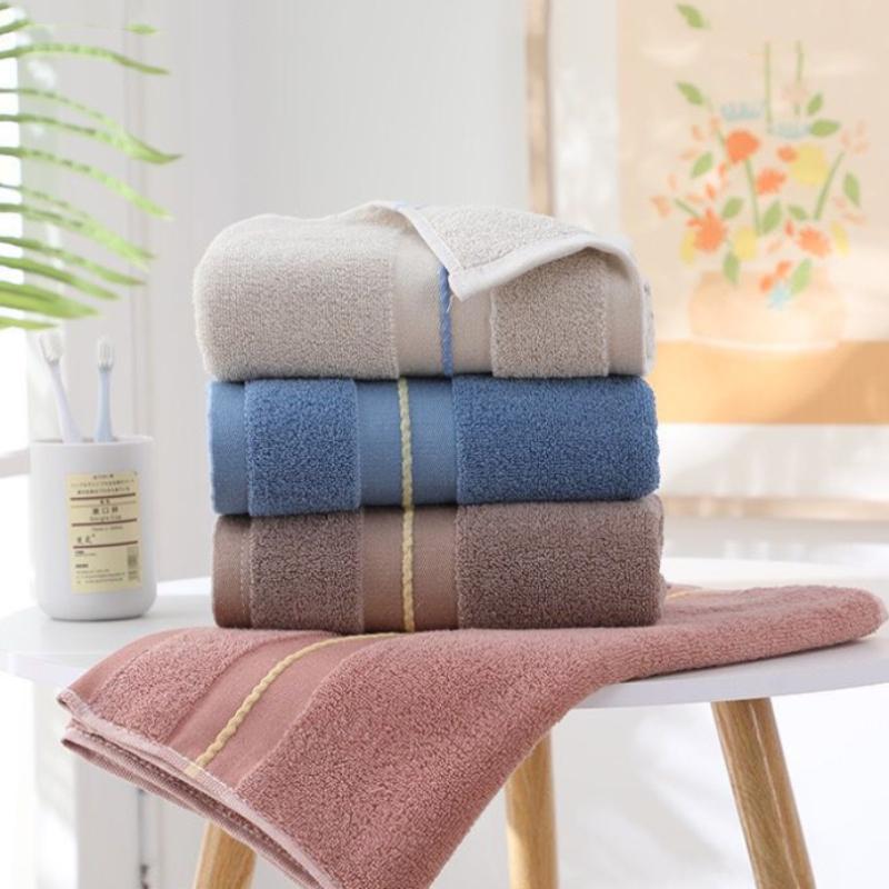 40*90cm Lengthened Bath Towel Cotton Adult Plus Size Thickened Large Body Bath Towels Absorbent Soft Big Towel Bathroom Supplies