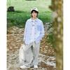 2025 Autumn Classic Color Block Pure Cotton Loose Fit Boys' Shirt