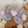 Pantofole Elefante Peluche Punta Chiusa Comode Morbide Pantofole per Coppia Antiscivolo Pantofole Animali Pelose per Interni Camera da Letto