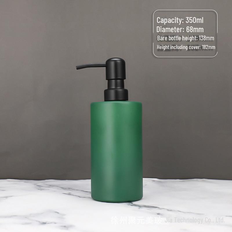 Nordic Style Glass Lotion & Soap Bottle for Home, Hand Sanitizer, and Hotel Shower Gel