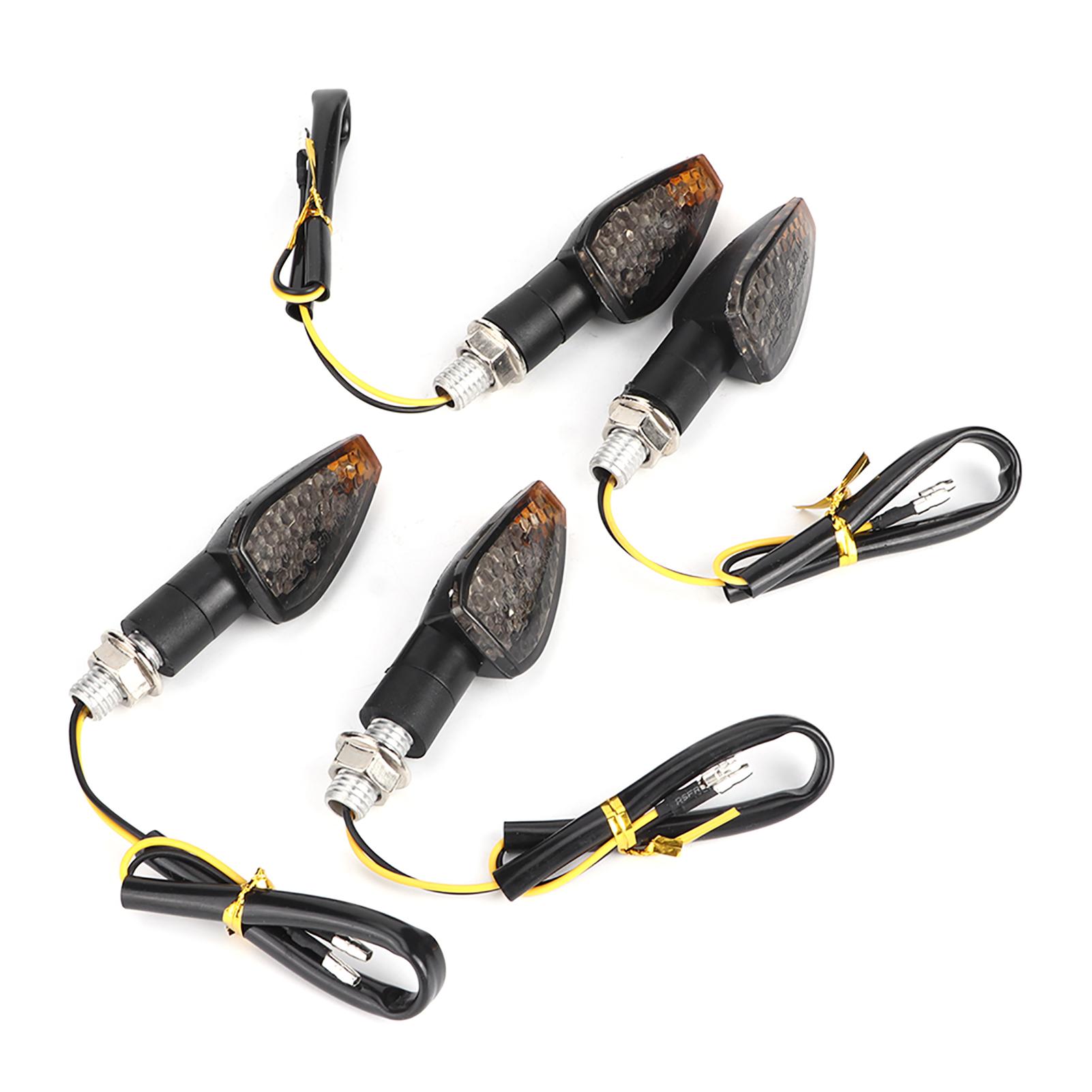 

4 шт. Светодиодный указатель поворота для мотоцикла, универсальный фонарь для мотоцикла