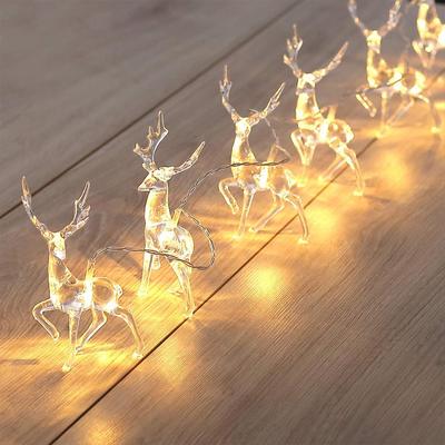 Reindeer LED Fairy Lights for Outdoor Tent & Holiday Decor