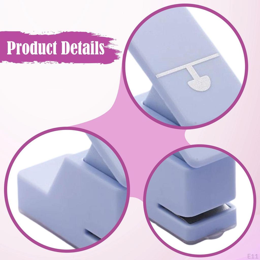 Perfurador para Crianças, Leve e Prático, Furo Único, Pastas Diários.