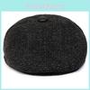 Men Pattern Checkered Duckbill Hat Ear Protection Cotton Cap Headwear Outdoor