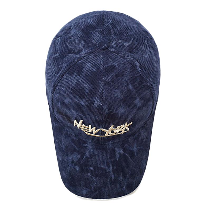 Autumn Winter Corduroy Baseball Cap Women's Winter Coldproof Cap Couple Hat Men Letter Embroidery Cap