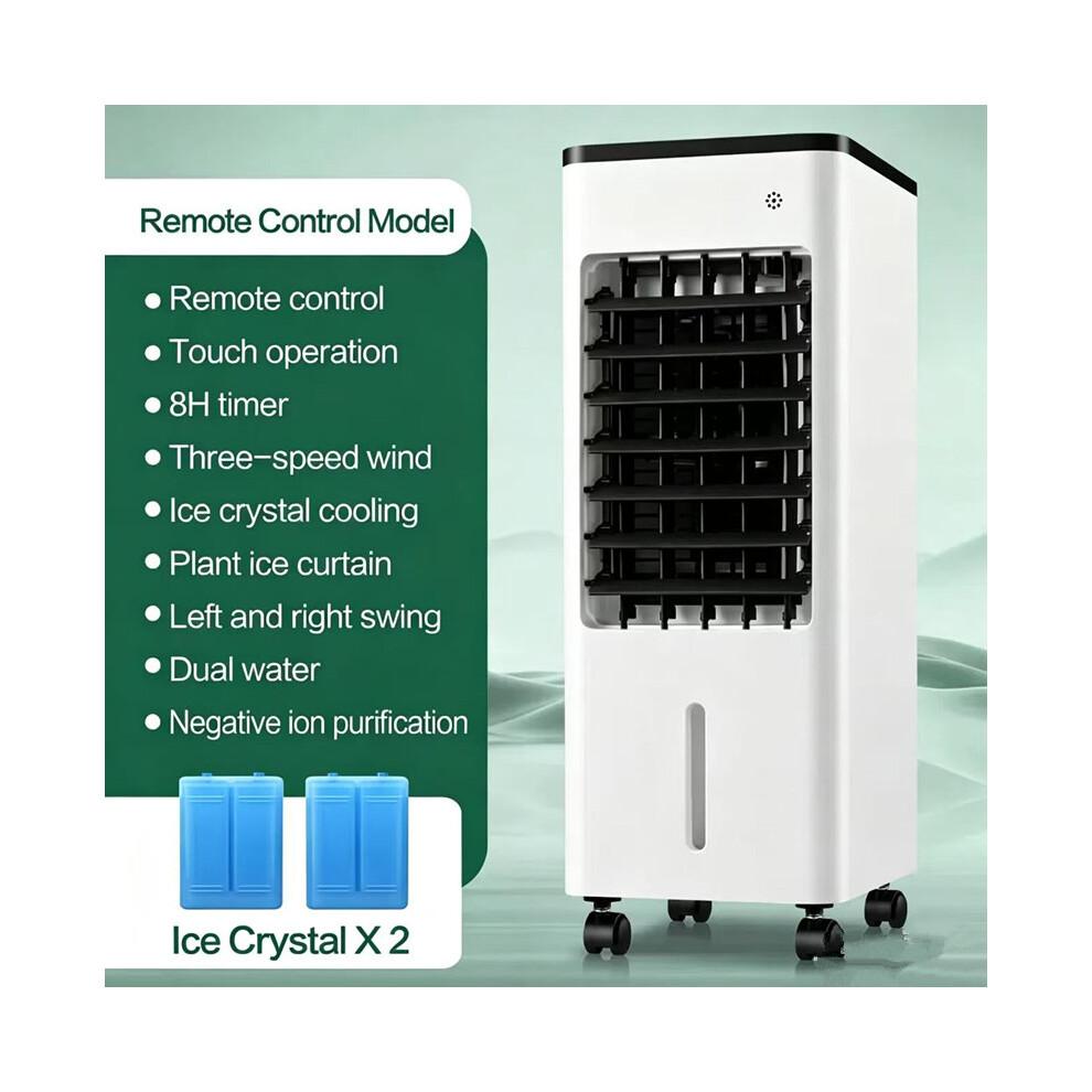 UK PLUG Fan Air Conditioning Fan Household Refrigeration Small Mobile Water-Cooled Air Conditioning Remote