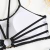 Women Summer Beach Holiday Sexy Leopard Printed Triangle Bikini