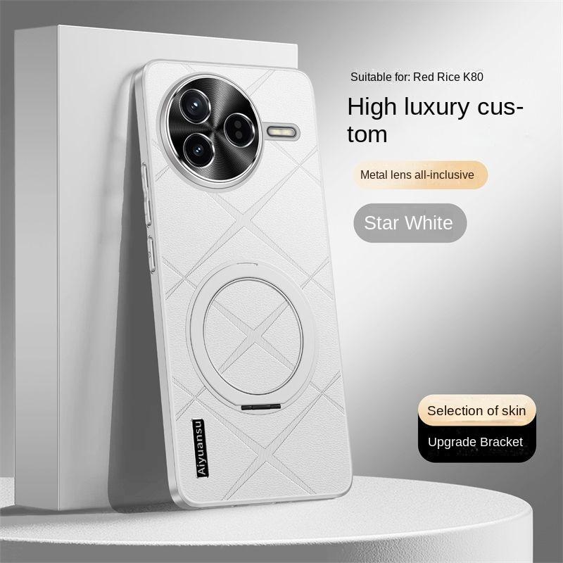 For Xiaomi POCO F7 Pro Case Hard PU Leather With Ring Sand Protective Back Cover Case For Xioami POCO F7 Ultra F7Pro Phone Shell