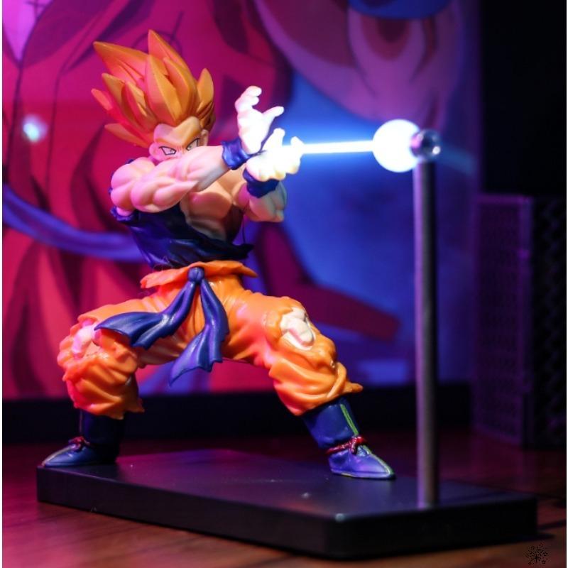 

Anime Sun Wukong Figurine Kamehameha Night Light Model Anime Ornament Doll Table Decorationtoy Gift Good Gift For Kids