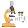 Kids Microscope Kit LED 1200X Microscope with Specimen Slides Science Educational Toy Birthday Gift