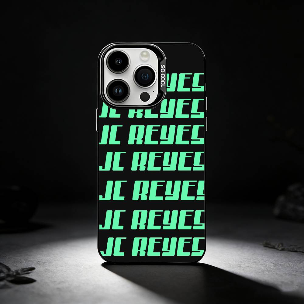 JC Reyes QUEDARSE Phone Case For iPhone 17,16,15,14,13,12,11 Plus,Pro Max,XS,Colored Silver Phone Case