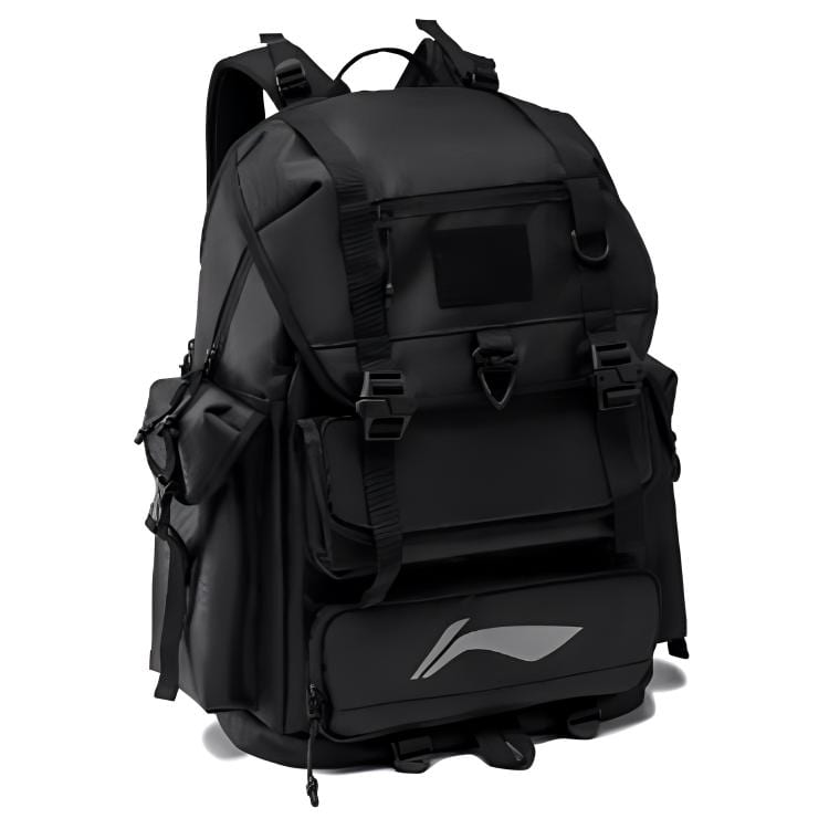 Li Ning LPL Collaboration Sports Life Collection Polyester Backpack Unisex Black ABSU179-1