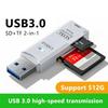 1PC Mini High Speed 2 in 1 Multi Card Reader USB 3.0 Micro SD TF Card Memory Flash Drive Adapter