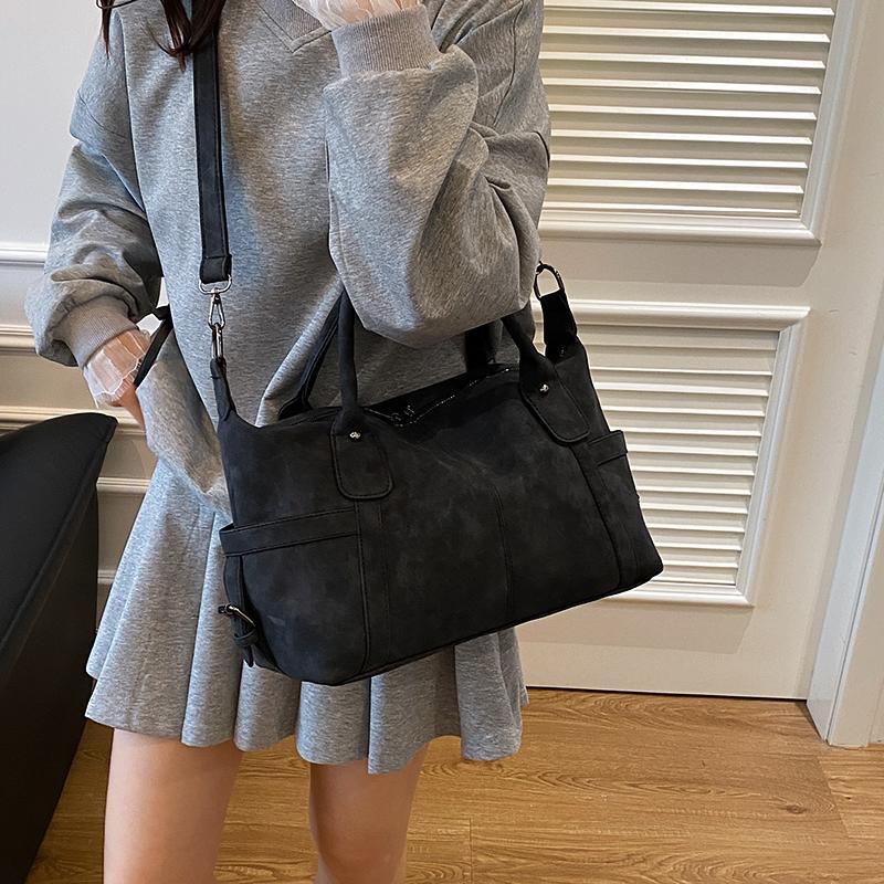 Large Capacity Shoulder Bag Women Crossbody Bag PU Tote Bag