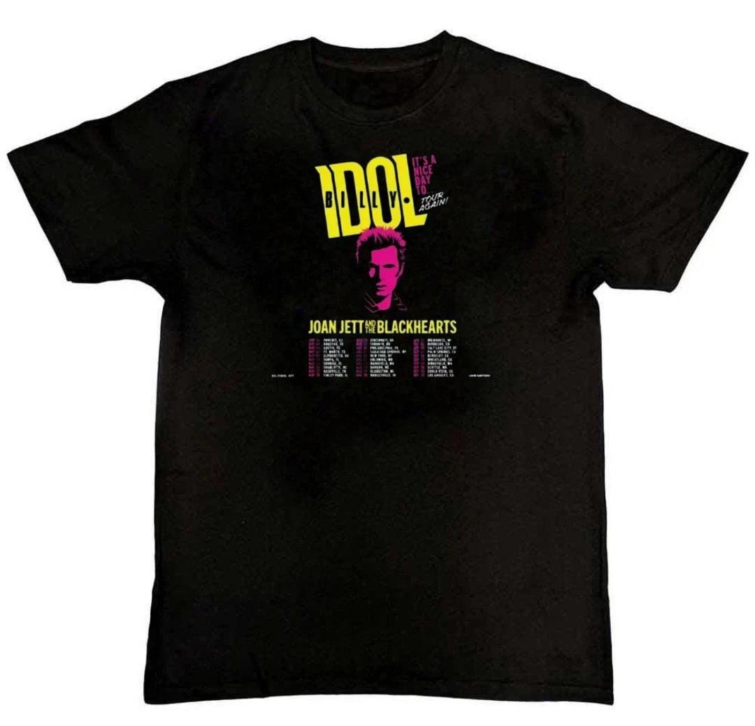 Men s and Women s T-shirts Billy Idol Tour 2025 Graphic Print Unisex Mens T-Shirt S M L XL 2 3 4 XL XXXL