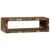 TV Stand Multicolored 80 X 30 X 25 Cm Solid Reclaimed Wood