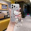 Japanese and Korean Cute Puppies Are Suitable for Apple 16 Feather Yarn Mobile Phone Case iPhone17 Acrylic New Painted Cartoon
