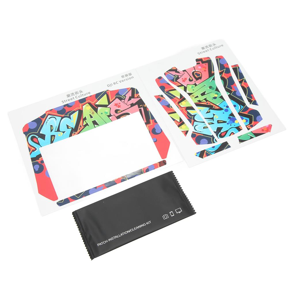 RC Drone Sticker Removable Anti Scratch PVC Bright Colors Precise Cutting Bubble Free Skin Wrap for DJI Mini 3