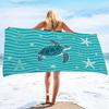 sea turtle  Print Towel Sport QuickDrying Super Absorbent Camping Towel Super Soft Lightweight Gym Swimming Yoga Beach Towel