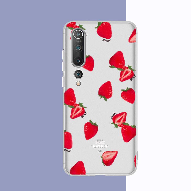 Pfirsich Erdbeere Handyhülle Für Redmi Note 5 7 8 9 10 A K20 pro max lite für Xiaomi 10pro 10T