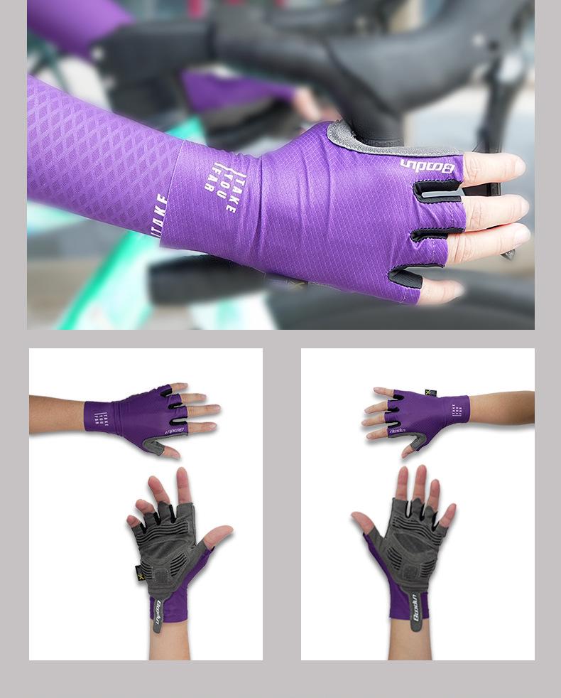 Breathable Half-Finger Summer Cycling Gloves: Shock-Absorbing & Wear-Resistant for Road and Mountain Biking