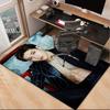 K-pop Stars In Urban Vibes Office Rug Chair Mat, Game Carpet, Suitable for Front Door, Bedroom, Living Room, Desk, Holiday Gift