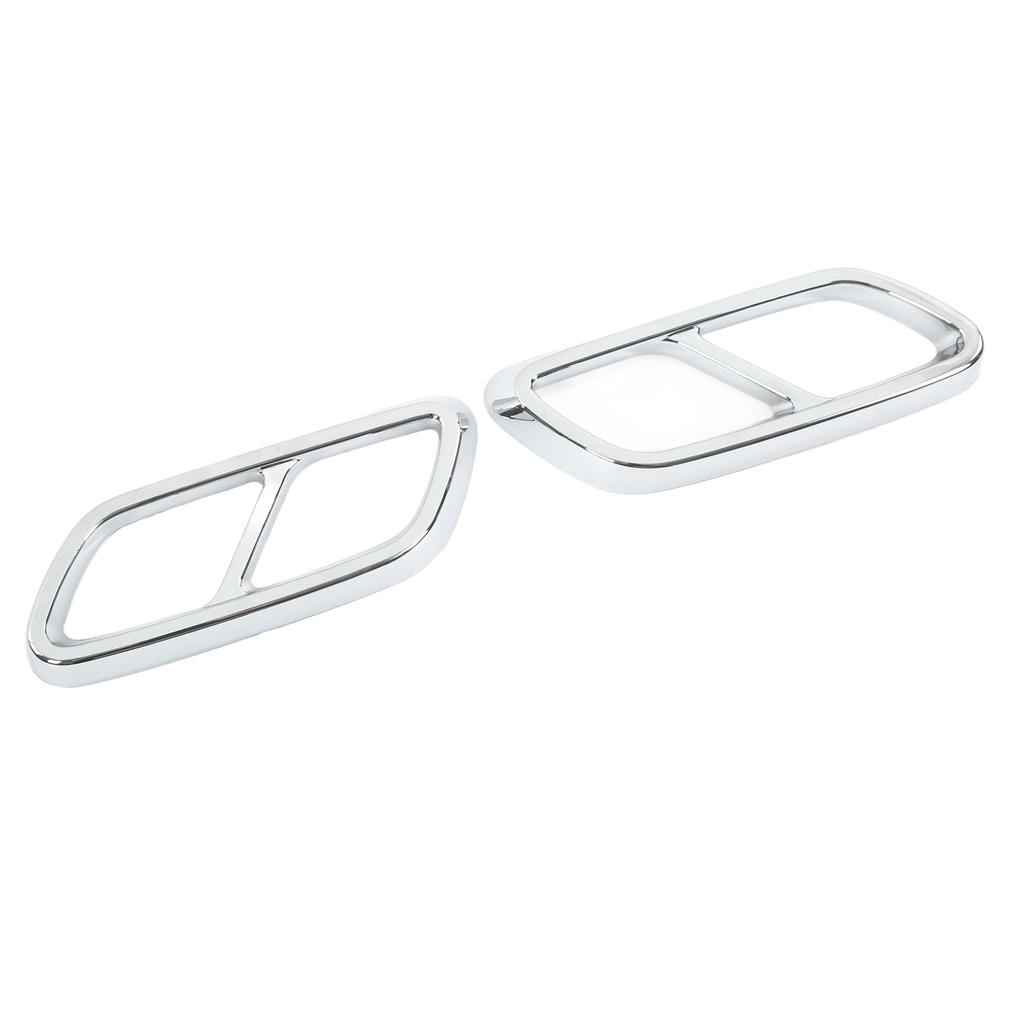 Pair Rear Exhaust Muffler Tail Pipe Cover Trim Replacement for Mercedes?Benz C?Class W206 2021 Up