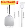 6&12 13 14 Zoll Aluminium Pizza Schieber Brot Schaufel Pizza Ofen Wende Schieber Hartanodisiert Pizza Backen Küchenwerkzeug Spatel