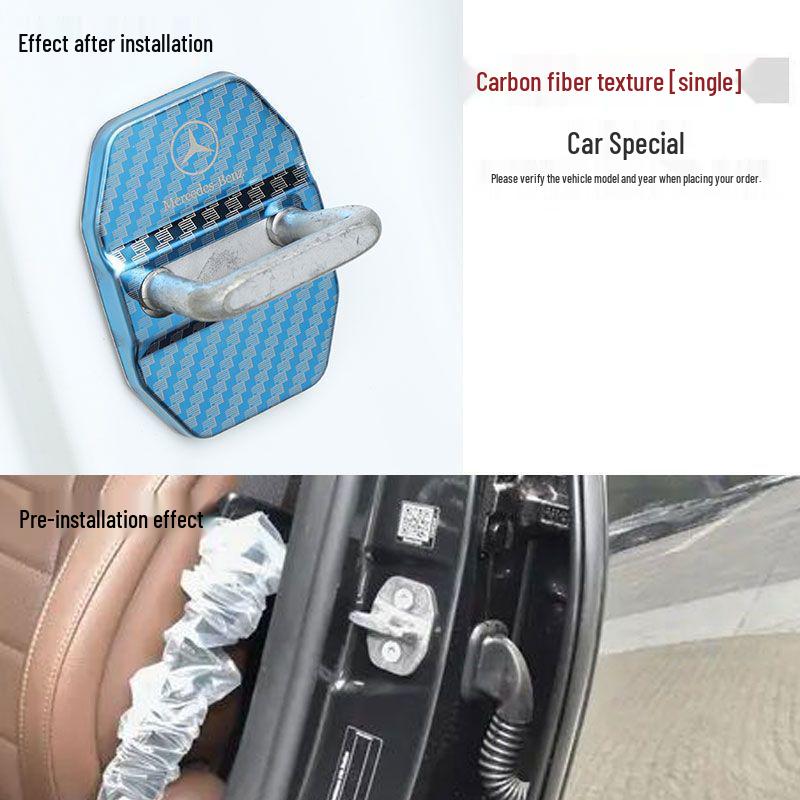 Pokrywa zamka drzwi ze stali nierdzewnej do Mercedes B/C/E/S/GLA/GLC/GLE