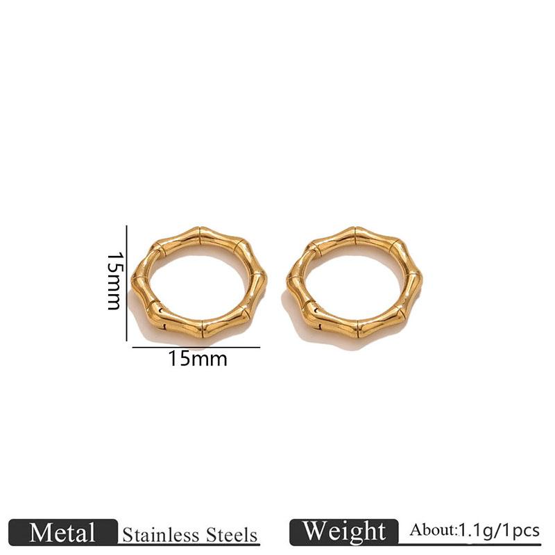 1Pcs Stainless Steel Clasps Gold Geometry Heart Round Ring Lobster Clasp Hook Connectors Diy Jewelry Making Supplies Accessories