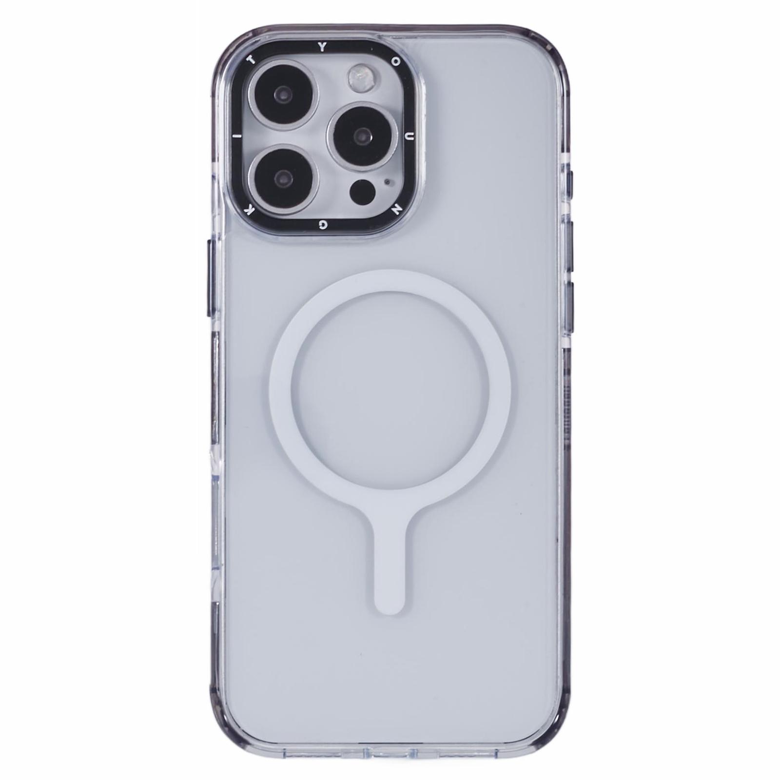 YOUNGKIT For iPhone 16 Pro Case Compatible with MagSafe Drop Proof Glossy TPU+TPE Phone Cover A