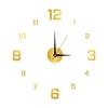 Excellent Silent Decorative Home Decor Modern Night Light Needle Ticking Clock for Living Room Acrylic