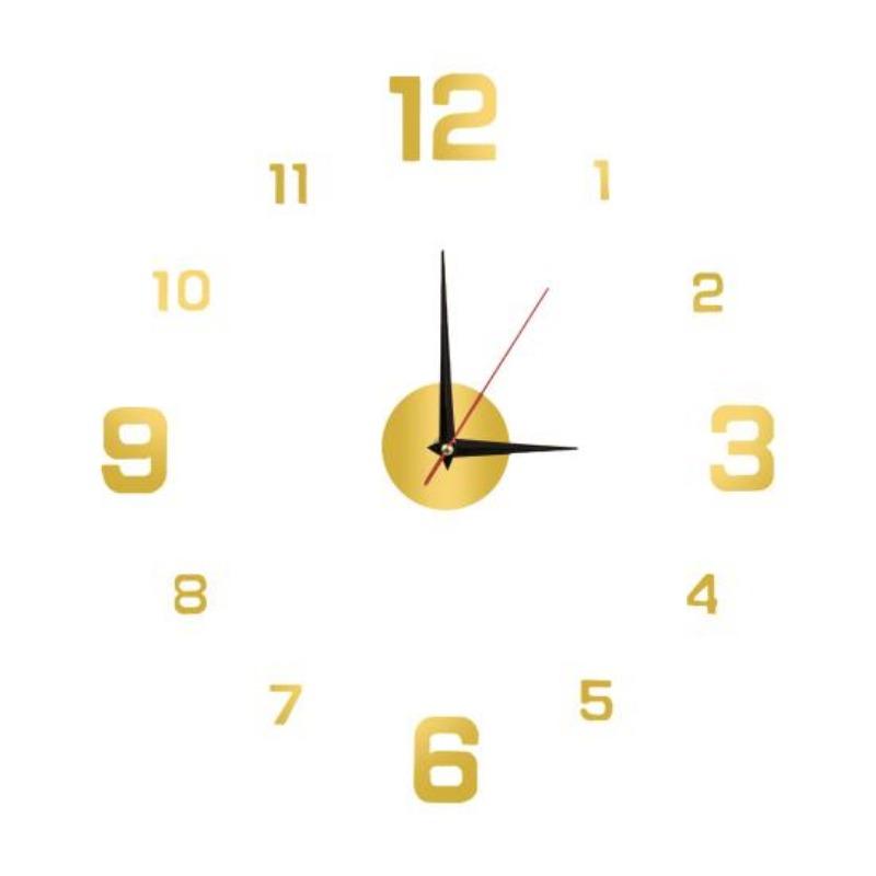 Excellent Silent Decorative Home Decor Modern Night Light Needle Ticking Clock for Living Room Acrylic