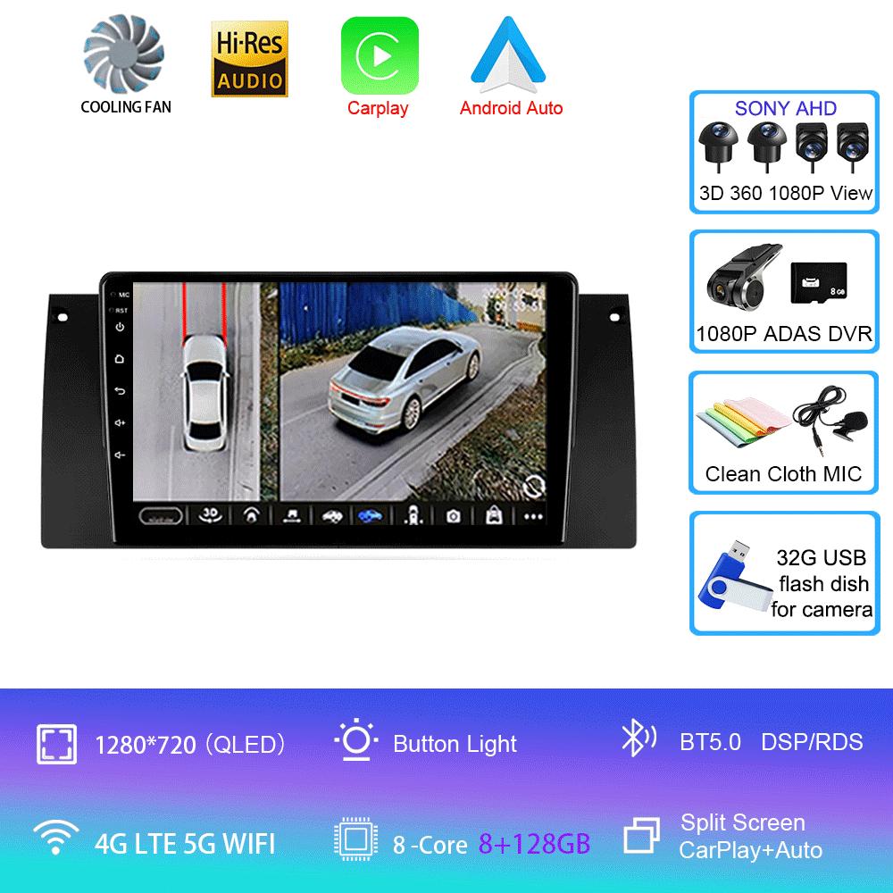 Android Autoradio 14 For BMW X5 E39 E53 1999 - 2006  Multimedia Video Player Stereo Navigation GPS No 2din 2 Din Dvd