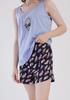 Damenpyjama Vienetta 3XL Trägershorts Baumwolle Locker Bequem