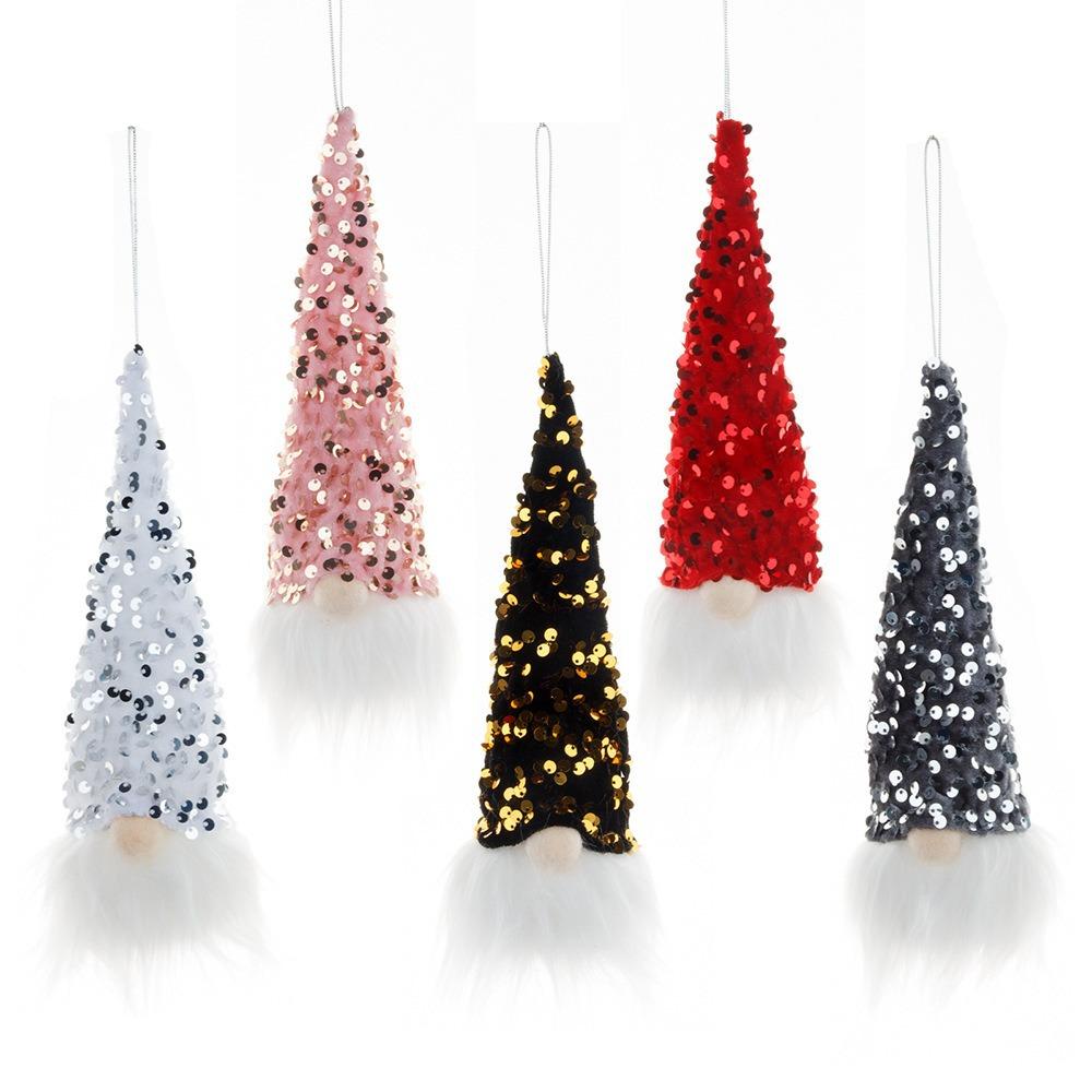 Sequin Gnome Ornament Lightweight Gnome Light Decor Christmas Light Decoration  Christmas Pendant For Festive Lighting