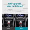 Soft Carbon Fiber Center Console Multi-function Button Frame Sticker For Renault Megane 4 2016 2017 2018 2019 2020 2021-2025
