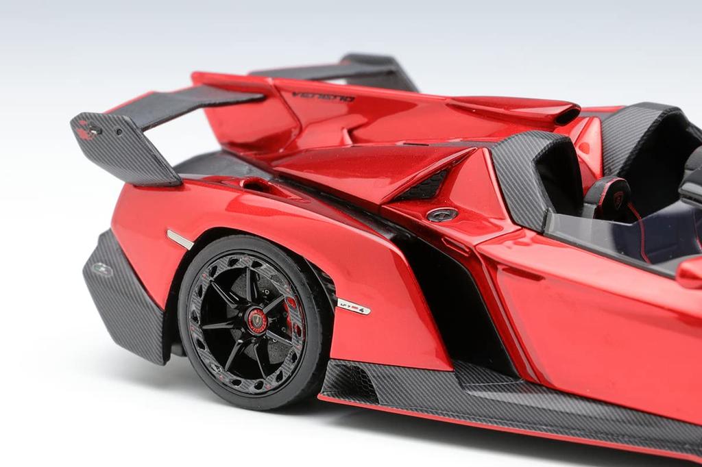 EIDOLON Lamborghini Veneno Roadster 2015 Rosso Veneno Completed Product EM451A 1/43