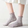 Cute Love Heart  Printed Women Socks Pack Japanese Simplicity Elegant Ladies Short Sox Soft Breathable Wife