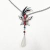 Game Genshin Impact The Knave Arlecchino Cosplay Necklace Unisex Chain Choker Alloy Pendant Jewelry Hip-pop Accessory Props Gift