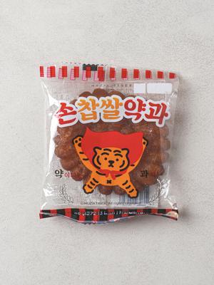 Biscuite cu Miere din Orez Lipicios Muziktiger, Făcute Manual (Yakgwa) 60g