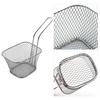 1pc Square Electroplating French Fries Basket Mini Frying Basket Frying Basket