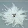 Korsage Federblume Broschen Übertriebenes Abzeichen Zubehör Reversnadeln Retro Elegantes Federblumen Kopfschmuck