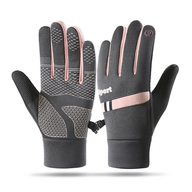 Warm Fleece Lined Gloves For Men And Women Outdoor Cycling Windproof Waterproof Touchscreen Skiing Gloves