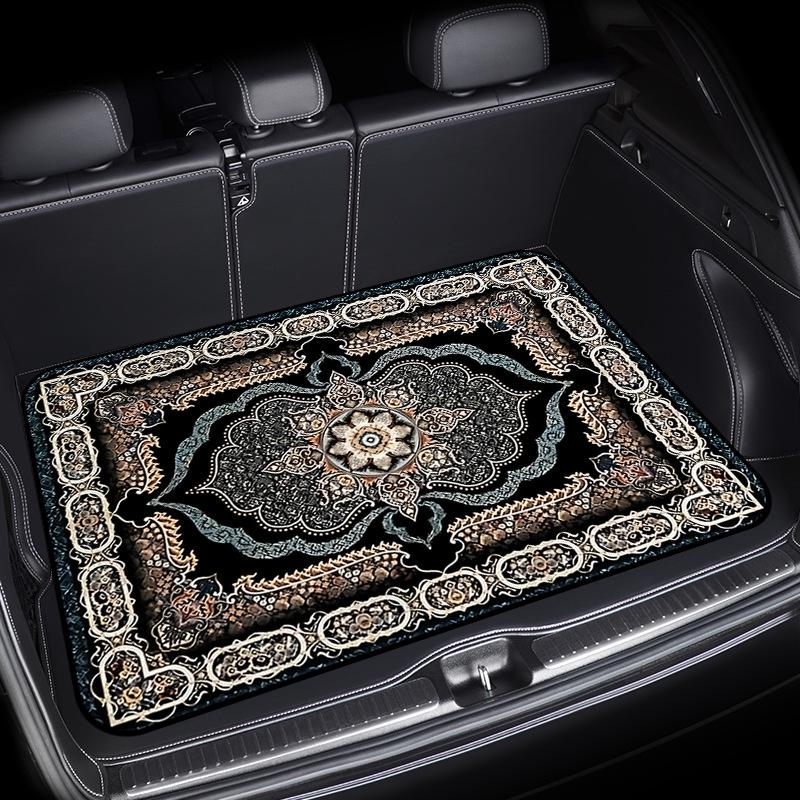 Retro Bohemian Dustproof & Wear-resistant Car Trunk Mat - Easy To Clean